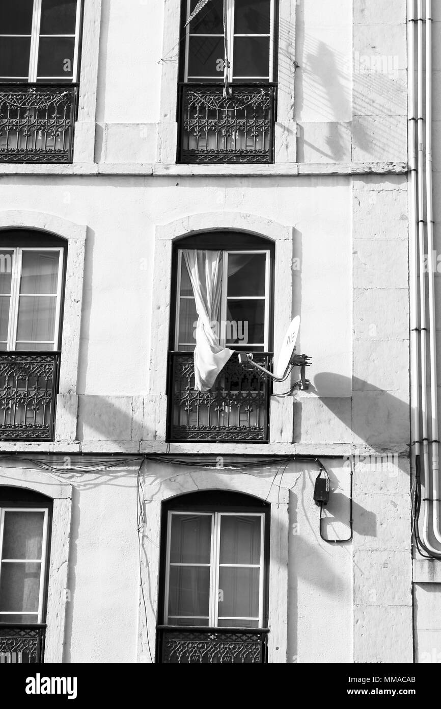 Portugiesische Hausfassade Stockfoto