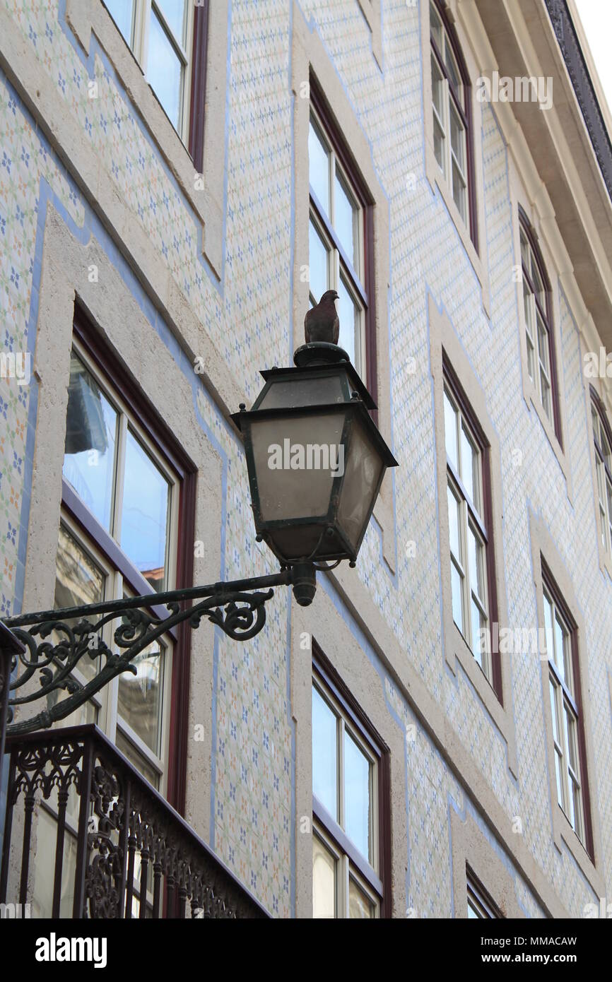 Straßenlaterne im gotischen Stil Stockfoto