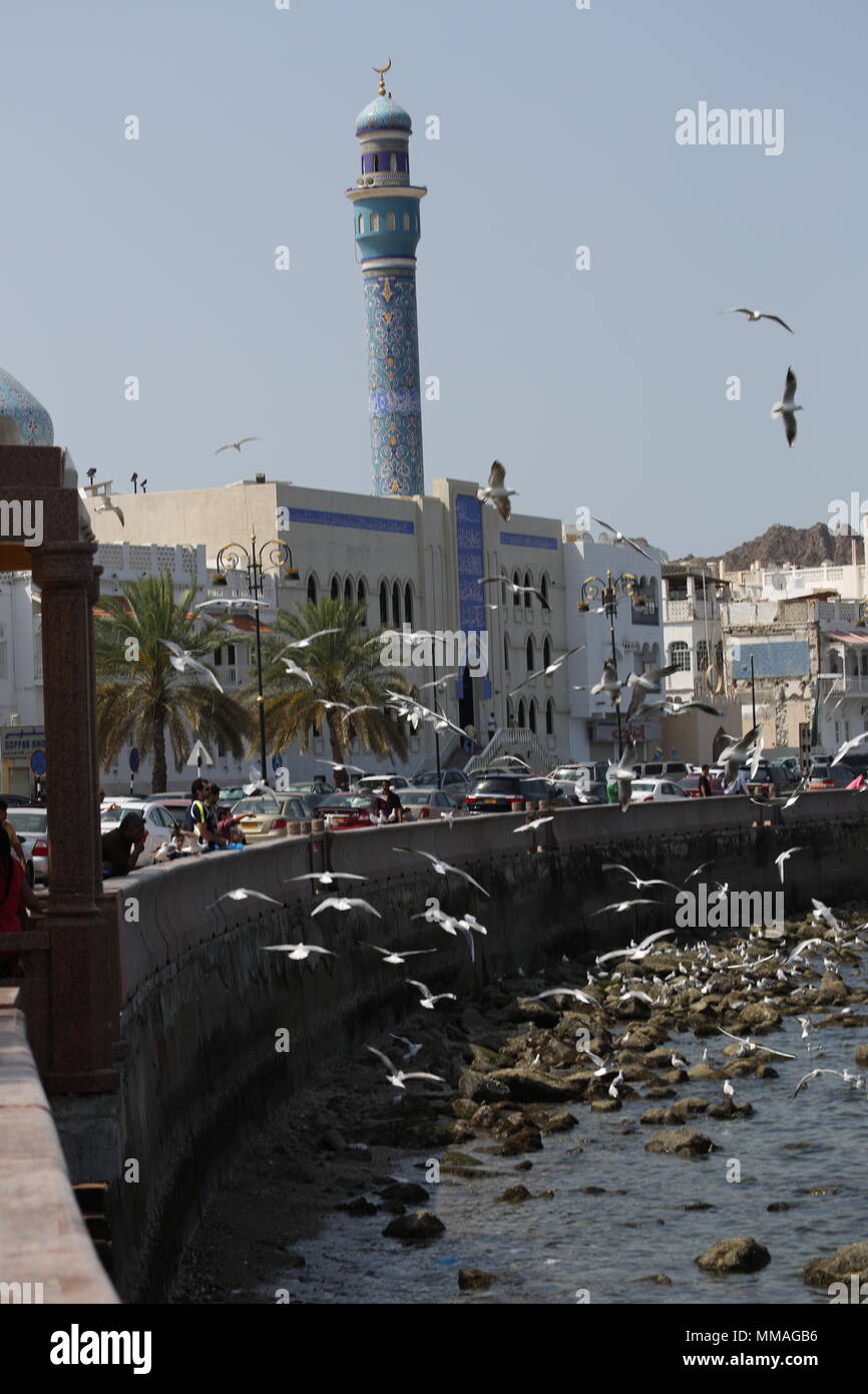 Al Lawati Moschee - Muscat - Sultanat Oman Stockfoto