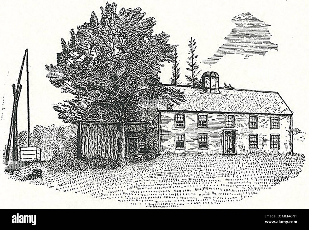 John Nichols House. Danvers. 1680 Stockfoto