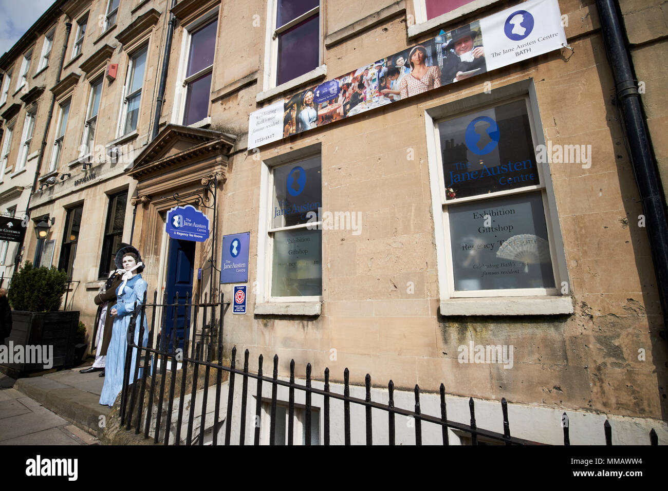 Das Jane Austen Centre gay street Badewanne England Großbritannien Stockfoto