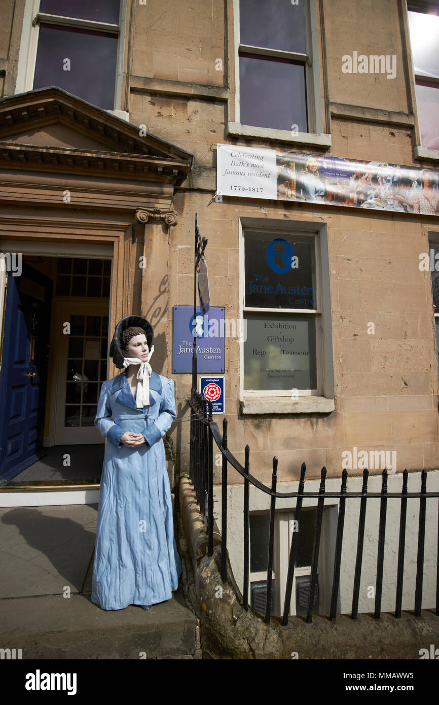 Das Jane Austen Centre gay street Badewanne England Großbritannien Stockfoto