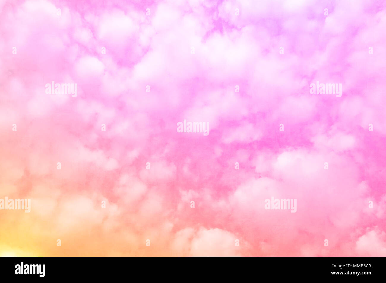 Rosa süße Gradient himmel wolke Hintergrund für Kunst Dekoration wallpaper Stockfoto