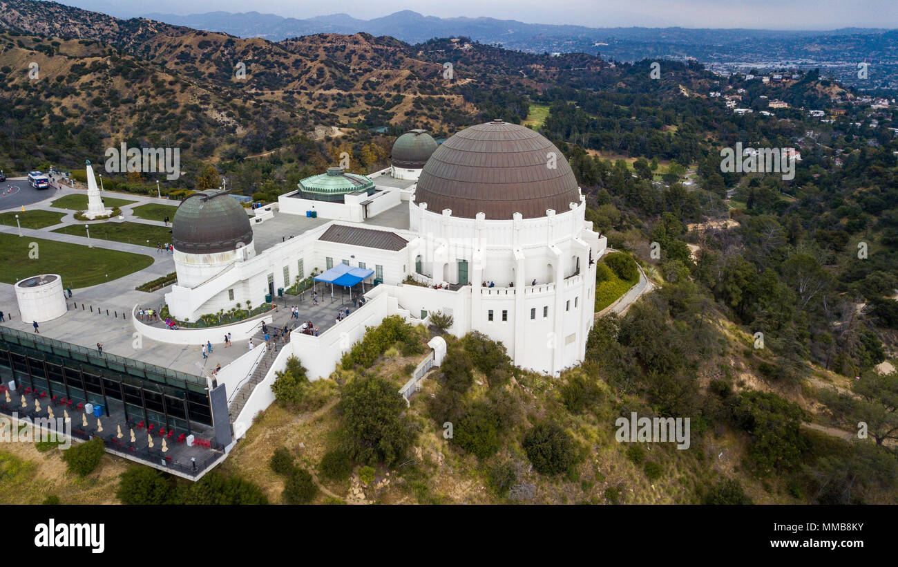 Griffith Observatory, Los Angeles, Kalifornien Stockfoto