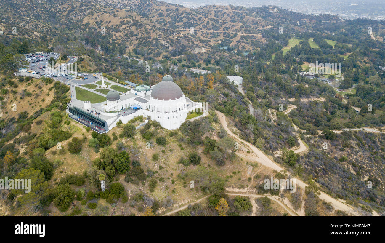 Griffith Observatory, Los Angeles, Kalifornien Stockfoto