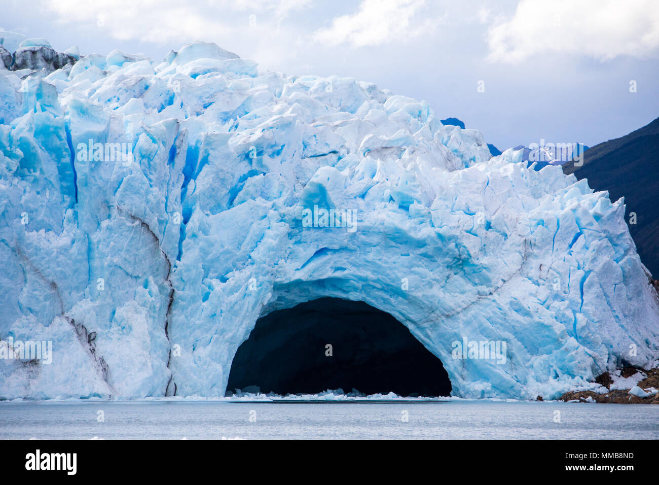 Perito Moreno Gletscher ice Brücke, Patagonien, Argentinien Stockfoto