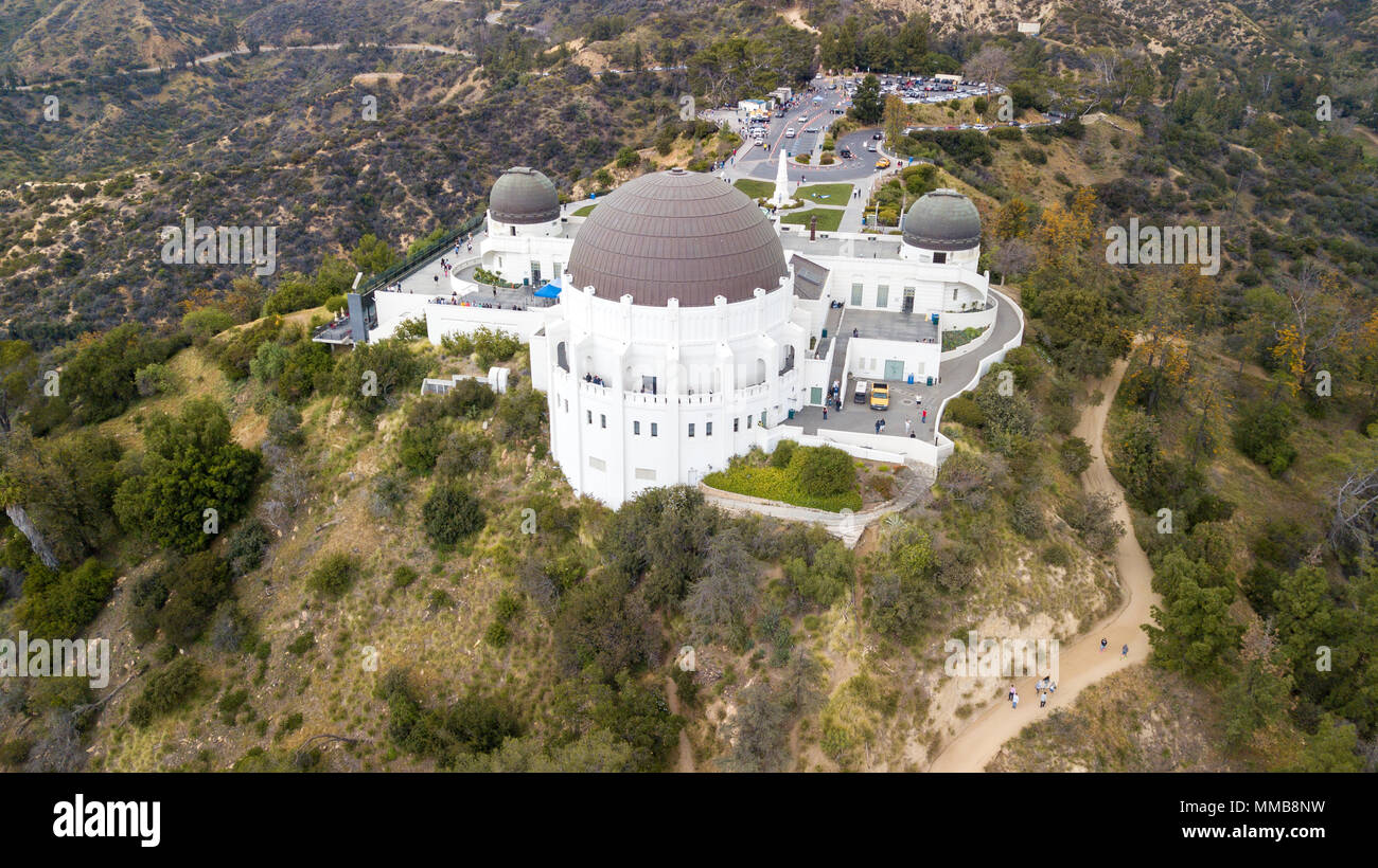 Griffith Observatory, Los Angeles, Kalifornien Stockfoto