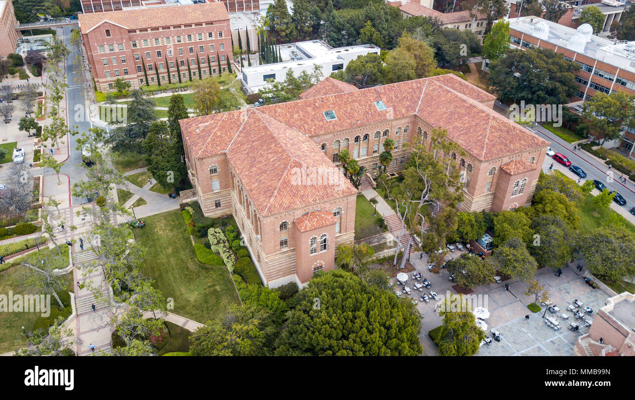 GSEIS, Graduate School für Bildung & Informationen Studien - Büro für Außenbeziehungen, UCLA, Los Angeles, Kalifornien Stockfoto