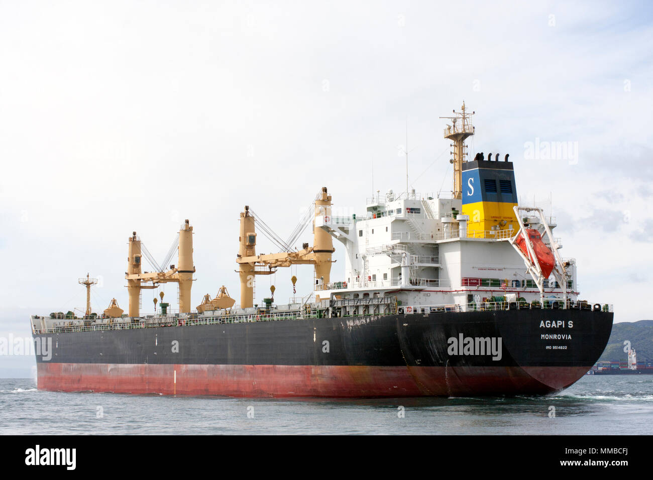Agapi S Bulk Carrier Schiff Stockfoto