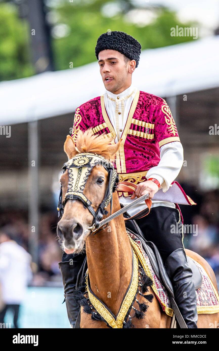 Windsor, Großbritannien. 10. Mai 2018. Tag 2. Royal Windsor Horse Show. Windsor. Berkshire. UK. 10.05.2018. Credit: Sport in Bildern/Alamy leben Nachrichten Stockfoto