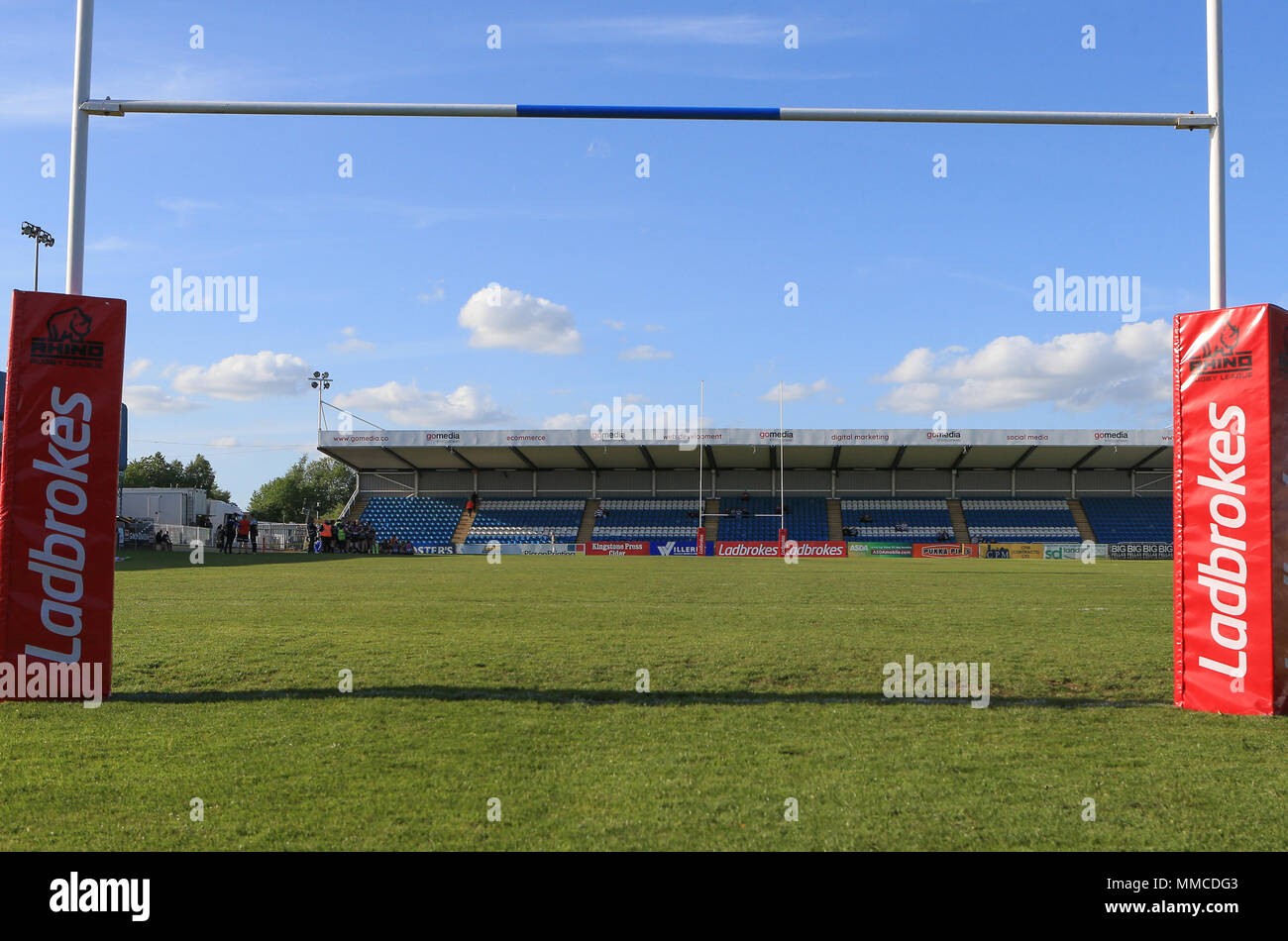 Wakefield, Yorkshire, UK. 10. Mai 2018, L.D. Ernährung Stadion, England; Ladbrokes Challenge Cup Runde 6, Rugby League, Featherstone Rover v-Rumpf FC; Quelle: News Images/Alamy leben Nachrichten Stockfoto