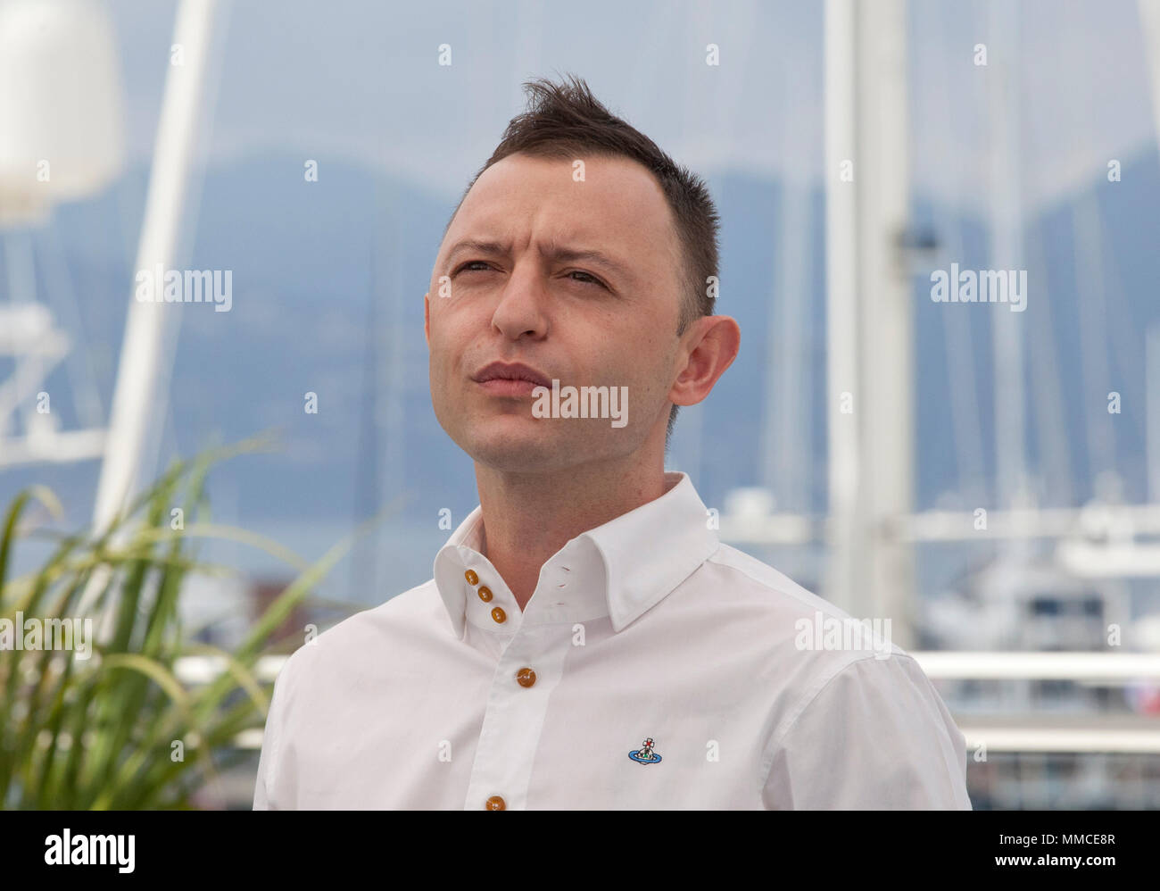 Cannes, Frankreich. 10. Mai 2018. Schauspieler Roma Zver am Leto (Sommer) film Foto Anruf am 71. Filmfestspielen von Cannes, Donnerstag, den 10. Mai 2018, Cannes, Frankreich. Credit: Doreen Kennedy/Alamy leben Nachrichten Stockfoto