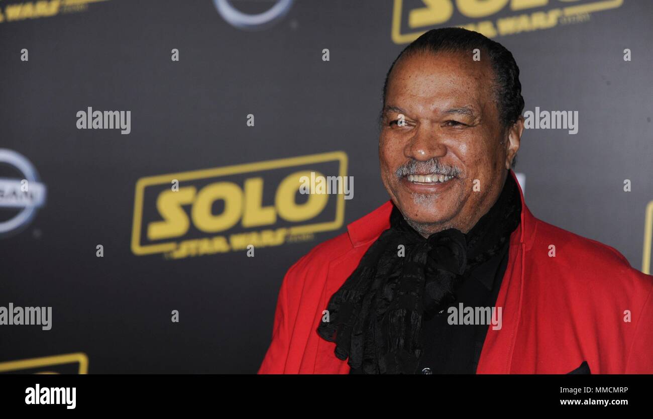 Los Angeles, CA, USA. 10. Mai, 2018. Billy Dee Williams in der Ankunftshalle für SOLO: EIN STAR WARS Premiere, El Capitan Theatre, Los Angeles, CA: 10. Mai 2018. Credit: Everett Collection Inc/Alamy leben Nachrichten Stockfoto