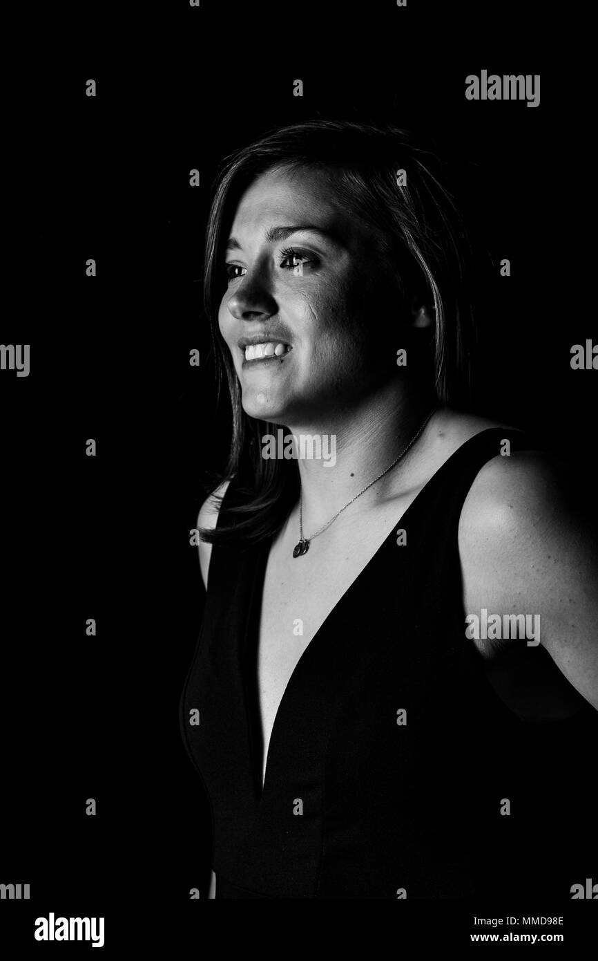 Chelsea Ladies Fran Kirby stellt nach Erhalt der FWA Frauen Fußballer des Jahres 2018 Auszeichnungen während der Fwa Fußballer des Jahres Abendessen im Landmark Hotel, London. PRESS ASSOCIATION Foto. Bild Datum: Donnerstag, Mai 10, 2018. Photo Credit: Steven Paston/PA-Kabel Stockfoto