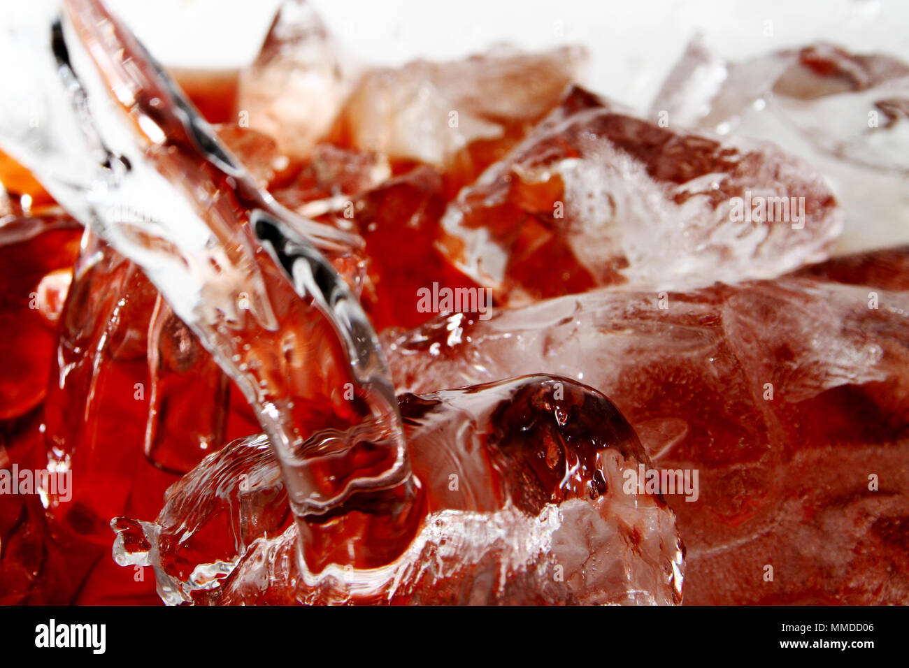 Kaltes Getränk Hintergrund/einer Flüssigkeit zu konsumieren; ein Getränk wie Tee, Kaffee, Alkohol, Bier, Milch, Saft, alkoholfreie Getränke, in der Regel ohne Wasser Stockfoto