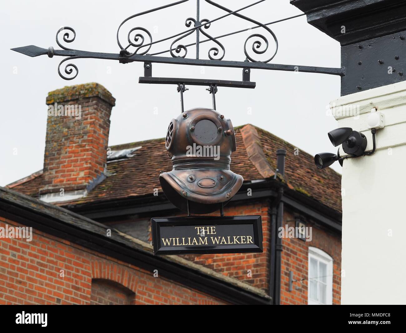 Das William Walker Pub Schild Winchester Stockfoto