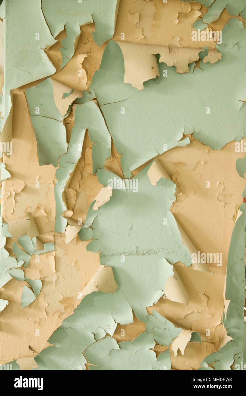Ein Bild oder ein Bild mit Peeling oder durchgebrannt Lackierung als Hintergrundbild Stockfoto