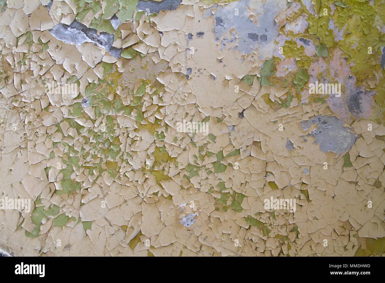 Ein Bild oder ein Bild mit Peeling oder durchgebrannt Lackierung als Hintergrundbild Stockfoto