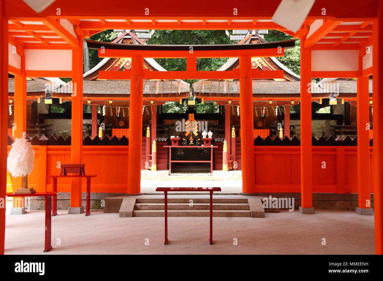 Japanischen Shinto Schrein Stockfoto