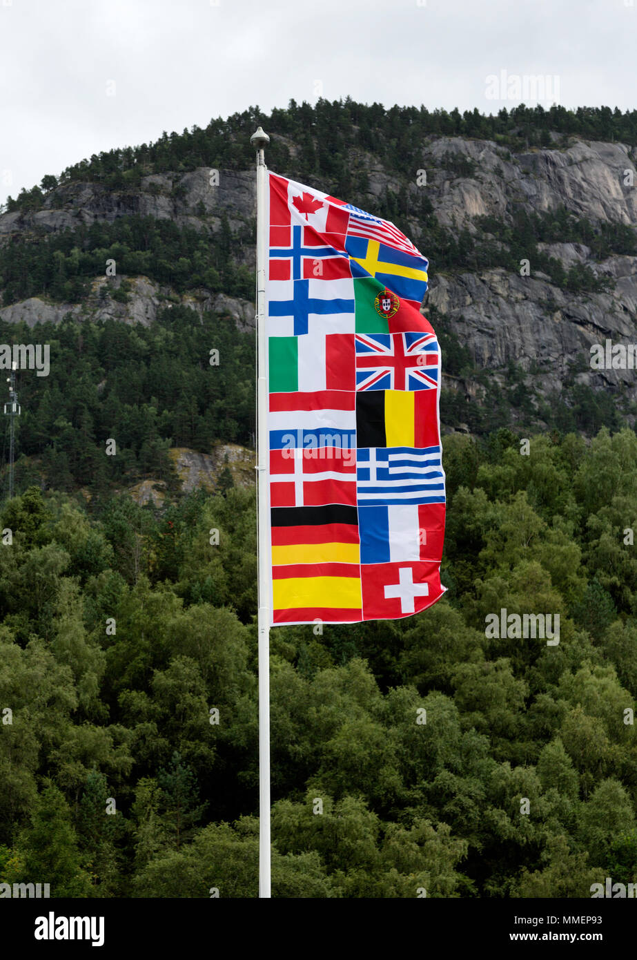 Eidfjord - Norwegen Stockfoto