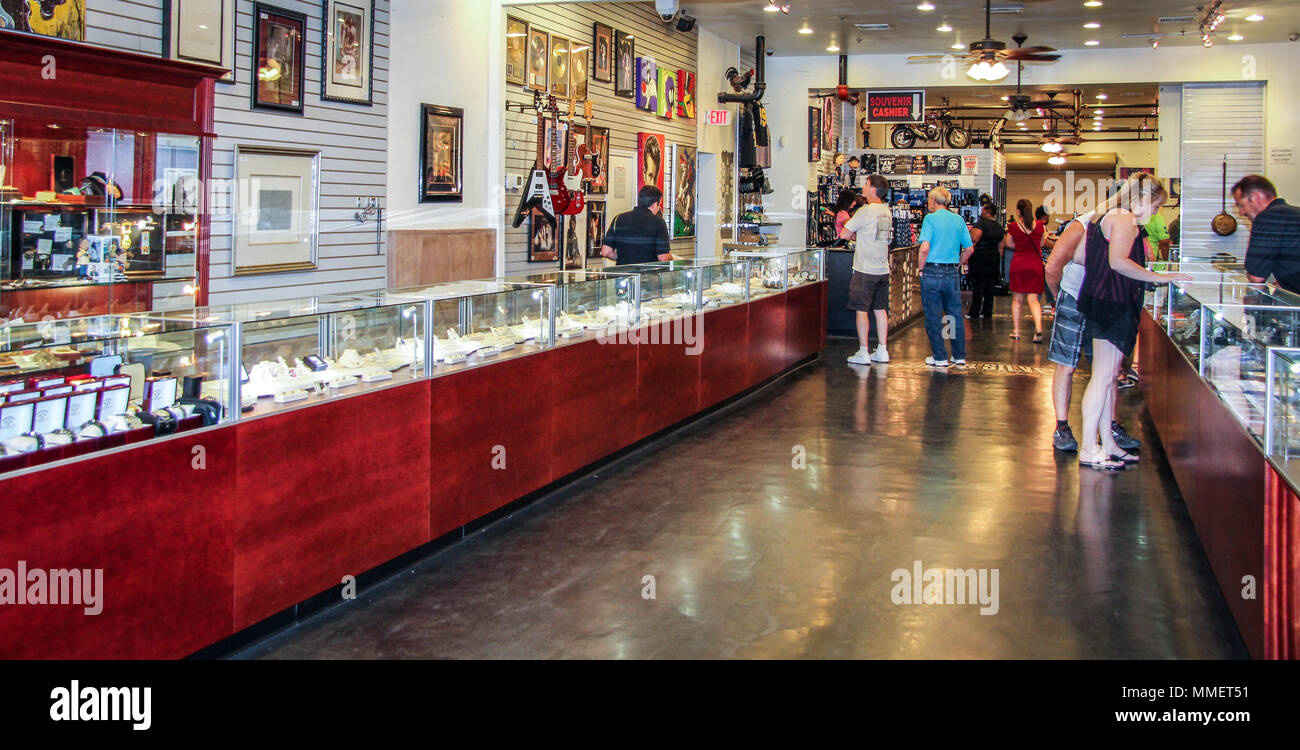 Gold und Silber Pfandleihe in Las Vegas, Nevada Stockfoto