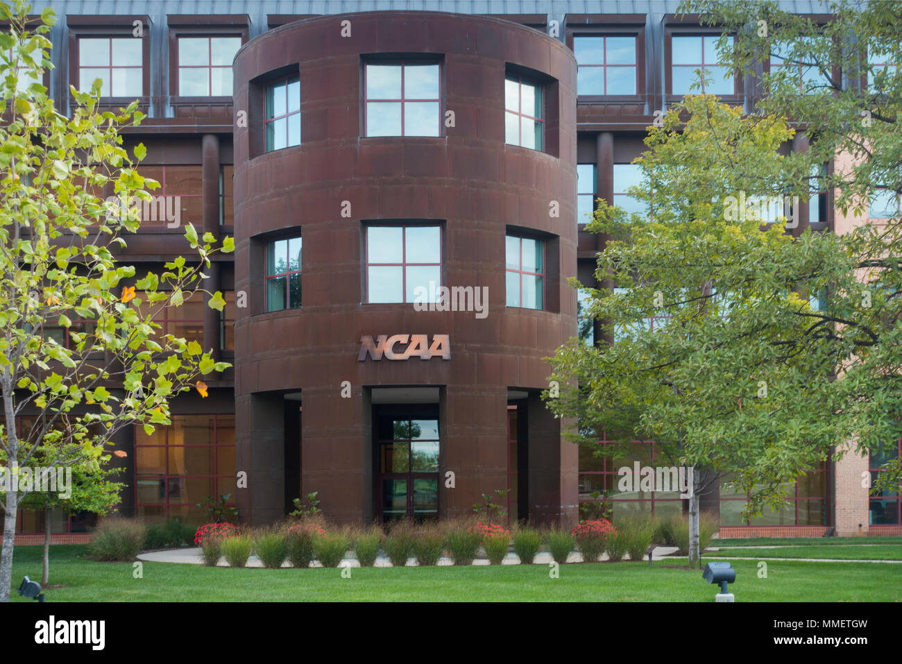 NCAA Hauptsitz in Indianapolis, Indiana Stockfoto