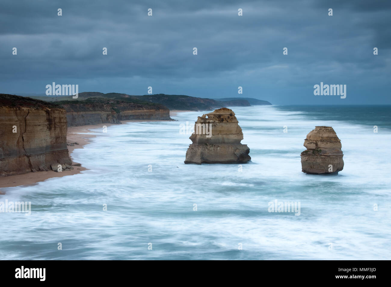 Die 12 Apostel und Gibson Schritte auf der Great Ocean Road in Victoria Am 4. Mai 2012 Stockfoto