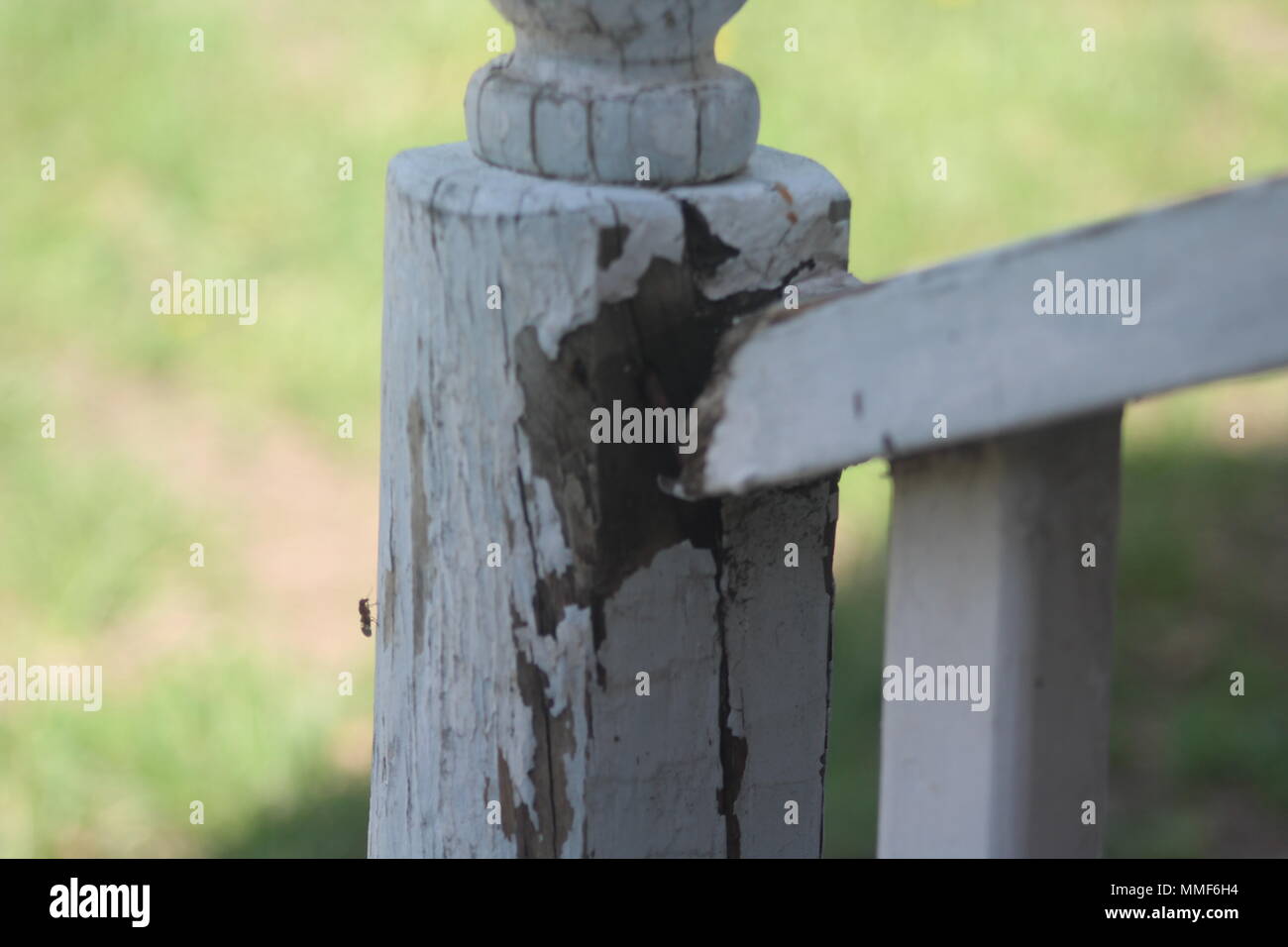 Verwittert und abgenutzt Stockfoto