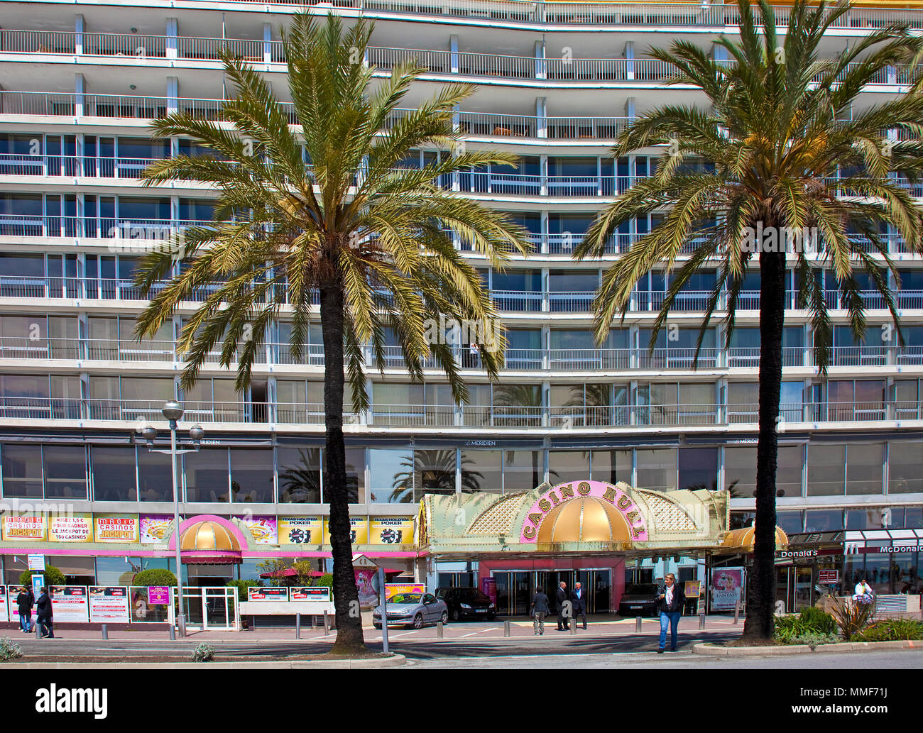 Barrière Nice Ruhl, Casino Ruhl an der Promenade des Anglais, Côte d'Azur, Alpes Maritimes, Südfrankreich, Frankreich, Europa Stockfoto