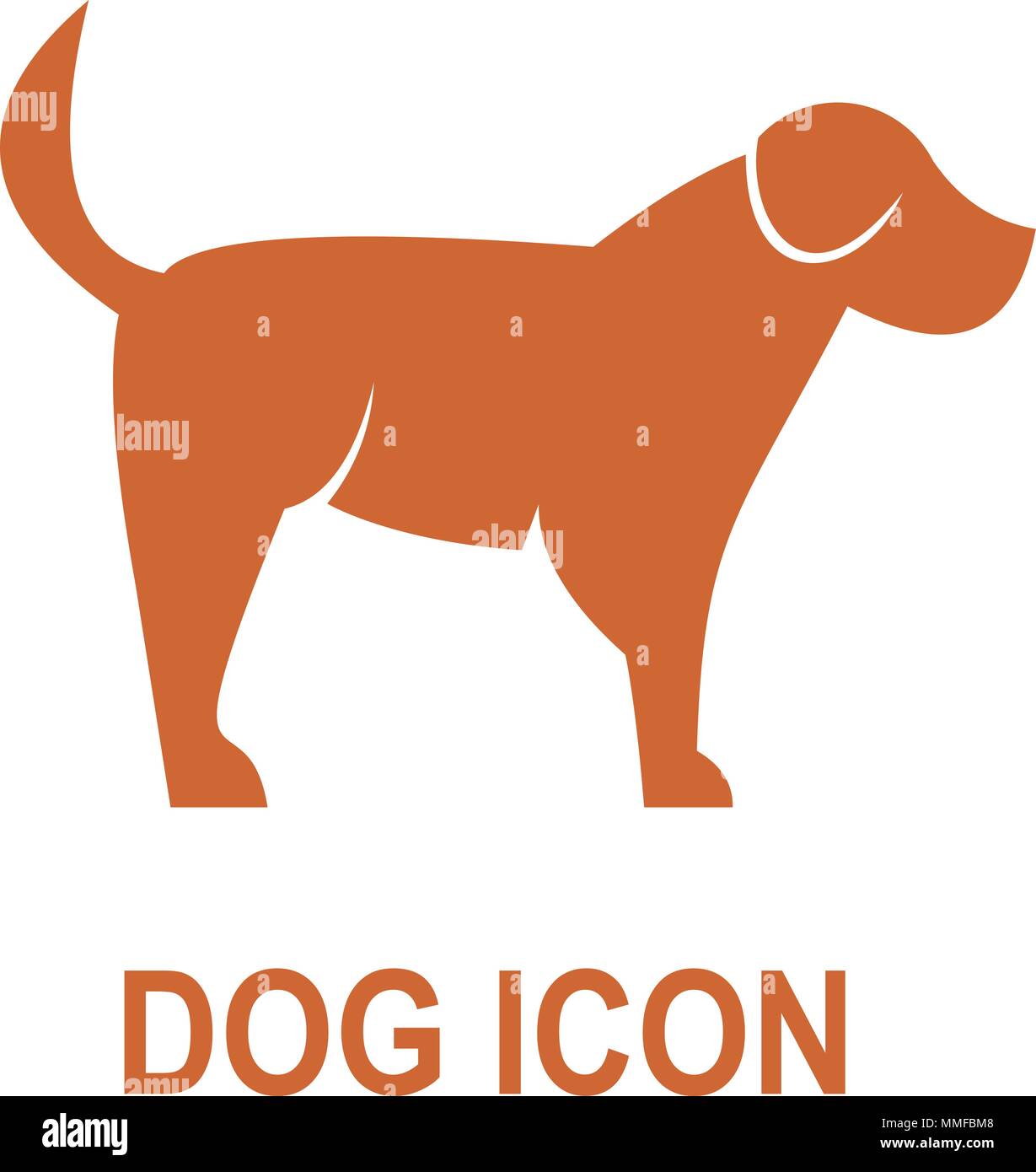 Hund Logo, Vector Icons. Stock Vektor