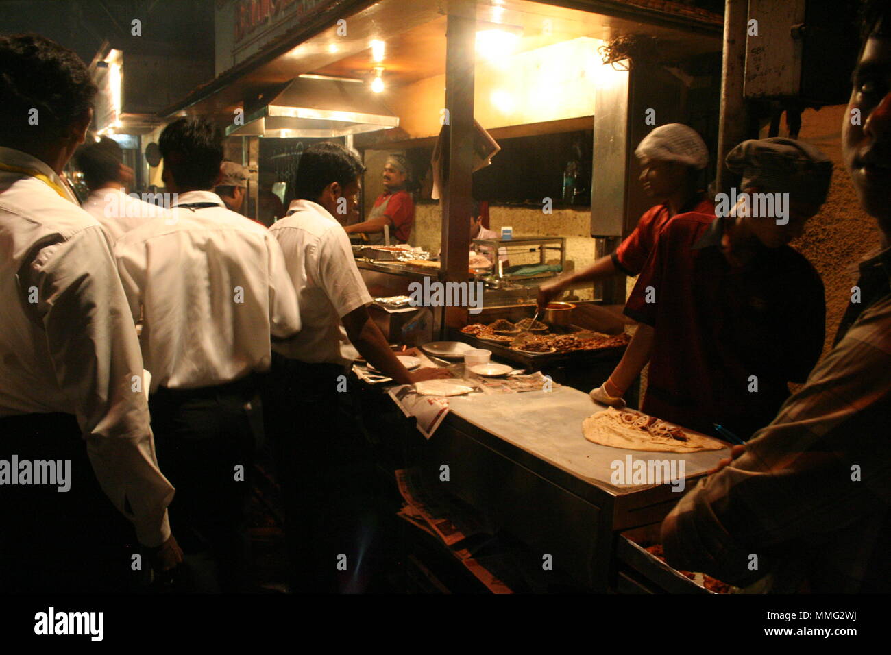 Schwarz Botschafter Auto, Mumbai Stockfoto