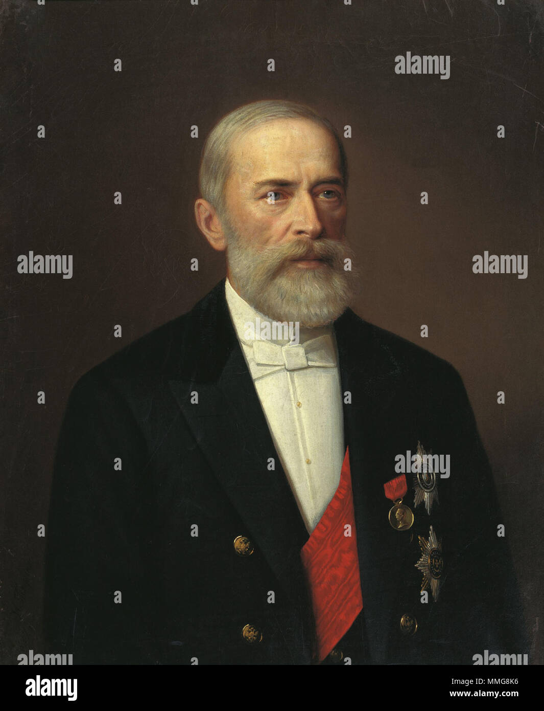 Nikolay Khristianovich Bunge (1823-1895) Architekt des russischen Kapitalismus und angesehener Ökonom und Staatsmann Stockfoto