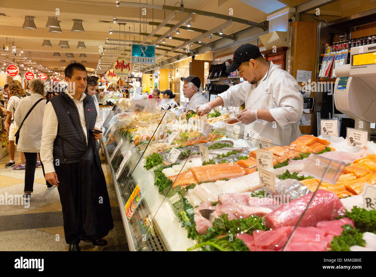 Grand Central Station Food Market, Grand Central Station in Midtown, New York City, USA Stockfoto