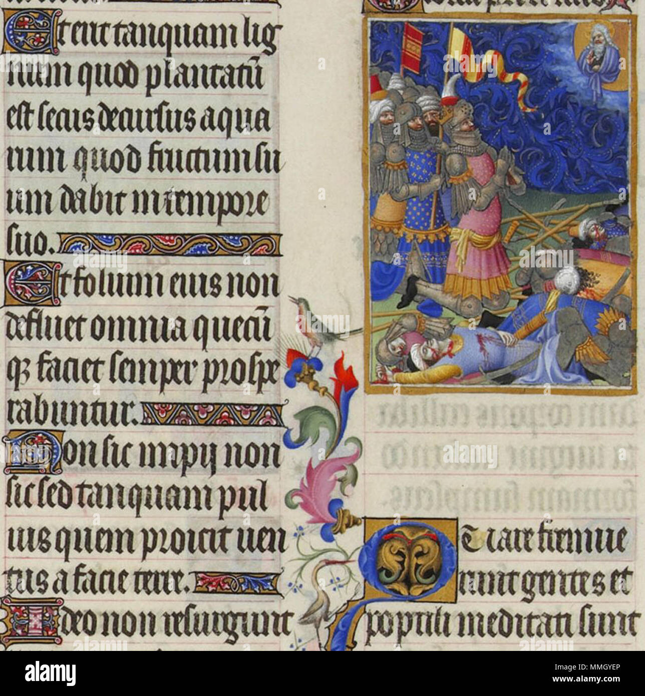Folio 45v - Messias "Herrschaften Stockfoto