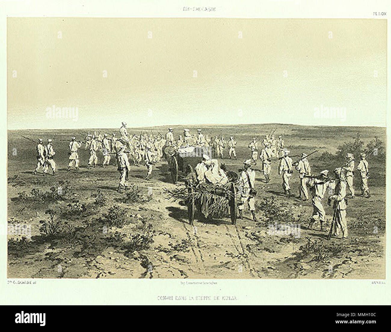 . Français: Cis-Caucasie. Convoi dans la Steppe de Kizlar. . Veröffentlicht 1847. Grigorij Gagarin (1810 - 1893) Alternative Namen Grigorij Grigorievich Gagarin Beschreibung russische Künstler, Diplomat, ikonenmaler und Maler Geburtsdatum / Tod 11. Mai 1810 vom 30. Januar 1893 Ort der Geburt / Todes Sankt Petersburg Châtellerault, Frankreich Arbeitsort Russischen Reich, Kaukasus, Tbilissi, Sankt Petersburg Authority control: Q 887801 VIAF:?: 106966284 ISNI? 0000 0001 2146 4427 ULAN:?? n 500025091 LCCN: 83006301 GND:? 117671126 WorldCat Buch Autor: Ernest Stackelberg (1813-1870) Gagarin. Cis Stockfoto