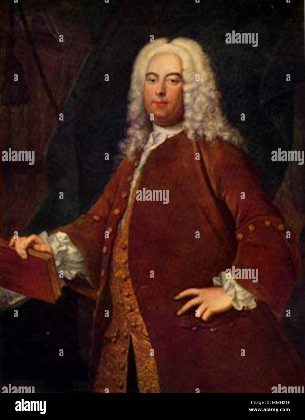 Friedrich Händel 2 Stockfotografie Alamy