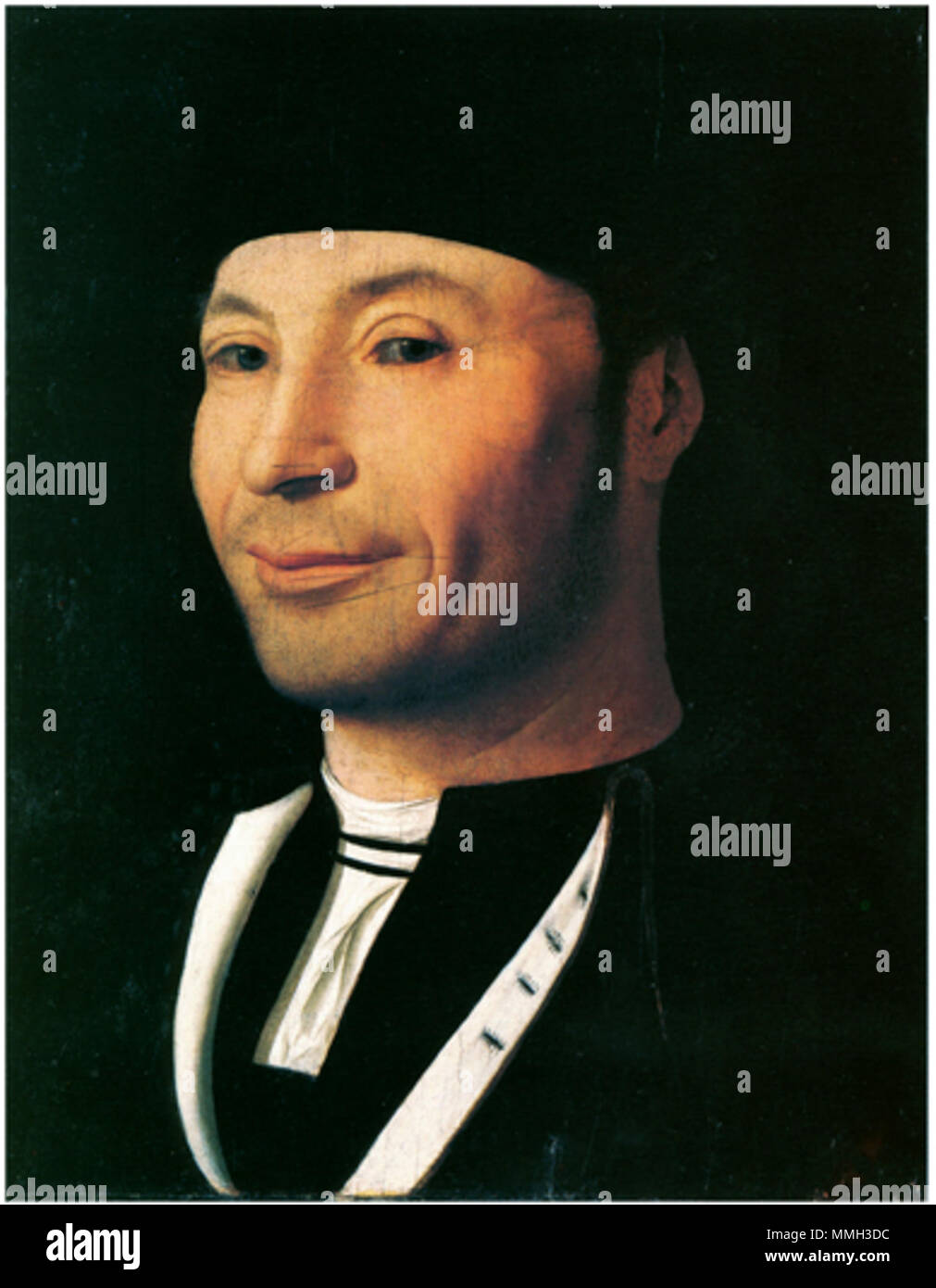 Porträt eines Menschen. c. 1465-70. Antonello da Messina 080 Stockfoto