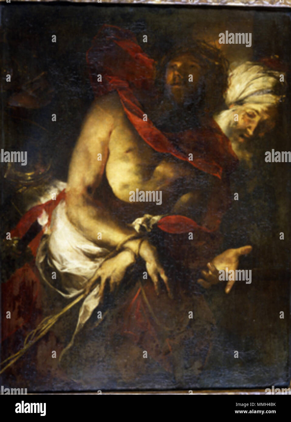 Ecce Homo. 17. Jahrhundert. Valerio Castello (1624 - 1659) Alternative Namen Valleri Castelli; Valerio Castelle; Val. Castelli; Valerio Castelli Beschreibung italienischer Maler Geburtsdatum / Tod 12. Dezember 1624 vom 17. Februar 1659 Ort der Geburt / Todes Genua Genua Genua Behörde arbeiten Ort: Q 1134972 VIAF:?:? ISNI 861595 0000 0000 8080 7023 ULAN:?? Nr 500005313 LCCN: 99024149 WGA:? CASTELLO, Valerio WorldCat Ecce Homo di Castello Valerio Stockfoto