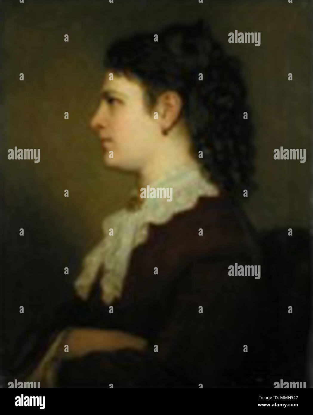 . English: Christian Griepenkerl, Porträt einer jungen Frau im Profil (1877). 1877. Christian Griepenkerl (1839-1916) Alternative Namen Christian Gripenkerl; Griepenkerl, Christian; Christian Griepenkerl; griepenkerl; prof. chr. griepenkerl; prof. Christian Griepenkerl; prof. griepenkerl Beschreibung österreichisch-deutschen Maler und Hochschullehrer Geburtsdatum / Tod 17 März 1839 22 März 1916 Ort der Geburt / Todes Oldenburg Wien Standort Wien Behörde: Q 872469 VIAF:? 64768061 500060920 GND ULAN:?:??: 33782 116834390 RKD Griepenkerl, Porträt einer jungen Frau im Stockfoto