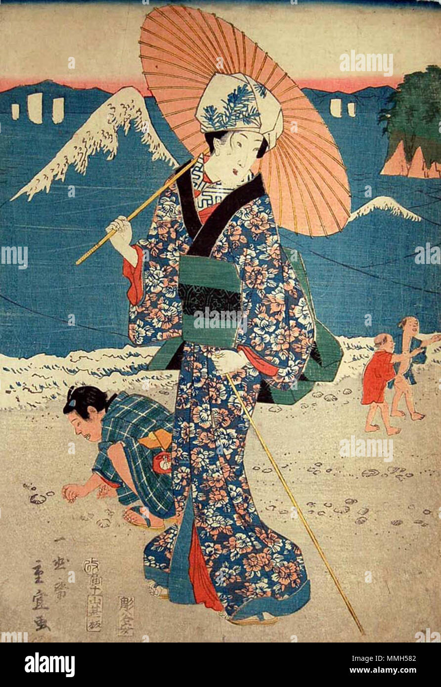 . Español: la Geisha de koshigewa 10. Monat. 1854. Hiroshige II (1826 - 1869) Alternative Namen???:?????????? ?????????? ??????? ?? Englisch: shigenobu Utagawa, Chinpei Suzuki Beschreibung japanischen Ukiyo-e Künstler Datum der Geburt / Tod 1826 vom 21. Oktober 1869 Arbeitsort Yokohama Authority control: Q 653454 VIAF:?:? ISNI 24873709 0000 0000 8103 9740 ULAN:?? n 500333018 LCCN: 88269385 GND:? 111268302 X WorldCat Geisha-Hiroshige Stockfoto