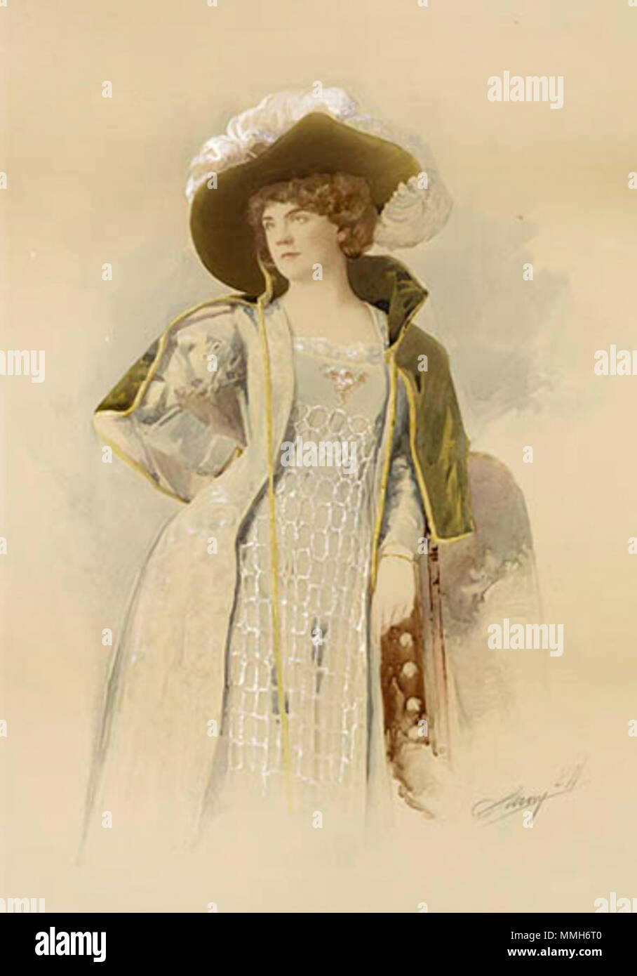 . Englisch: Ada Rehan als Katherine in Augustin Daly's Produktion von "Der Widerspenstigen Zähmung", 1887. 1887. Unbekannt 26 Ada Rehan, 04. Stockfoto