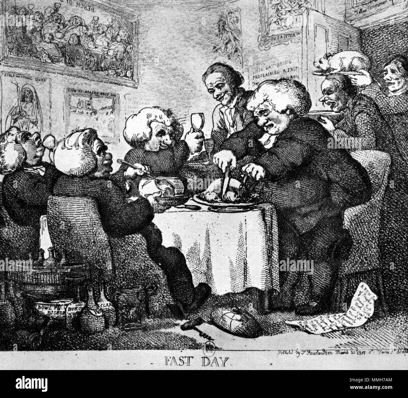 . Thomas Rowlandson (1756-1827): Fast täglich. Ende des 18., Anfang des 19. Jahrhunderts. Thomas Rowlandson (1756-1827) Beschreibung englischer Maler, Zeichner, Radierer und Illustrator Datum der Geburt / Tod 14. Juli 1756 22. April 1827 Ort der Geburt / Todes London London Standort London, Paris (1774), Frankreich, Deutschland, Italien, Rotterdam (Ca. 1794), Amsterdam (Ca. 1794), den Niederlanden (Ca. 1794) Kontrolle: Q 318584 VIAF:?:? ISNI 56672964 0000 0001 2134 1830 ULAN:?? n 500006930 LCCN: 50022330 NLA:? 35465846 WorldCat schnell Tag Stockfoto