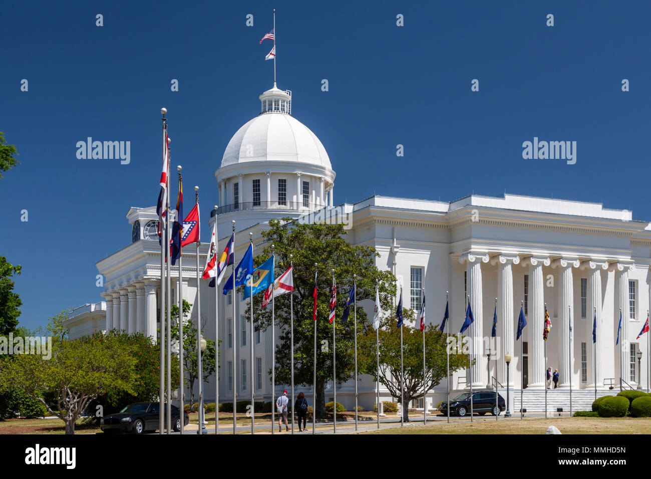 Montgomery, Alabama - Alabama State Capitol. Stockfoto