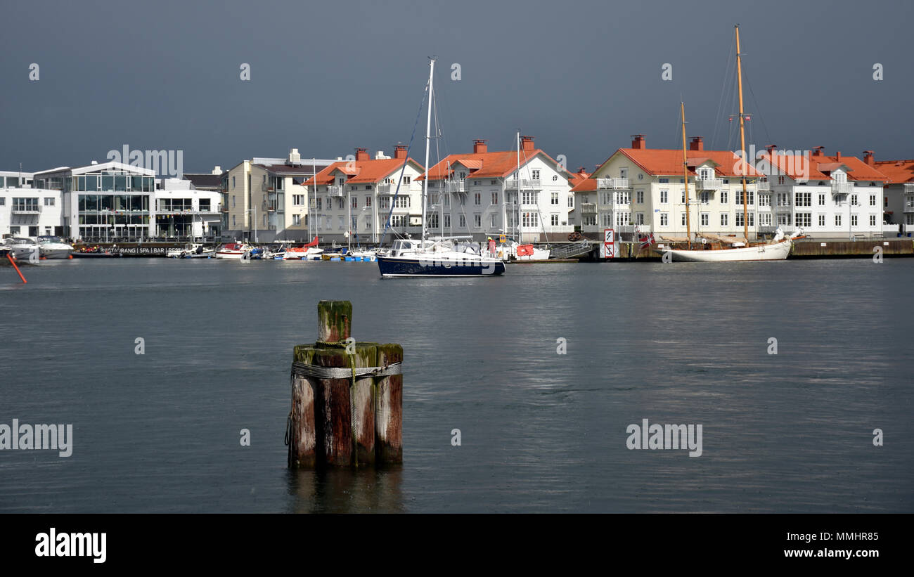 Yachthafen in Marstrand, Schweden Stockfoto