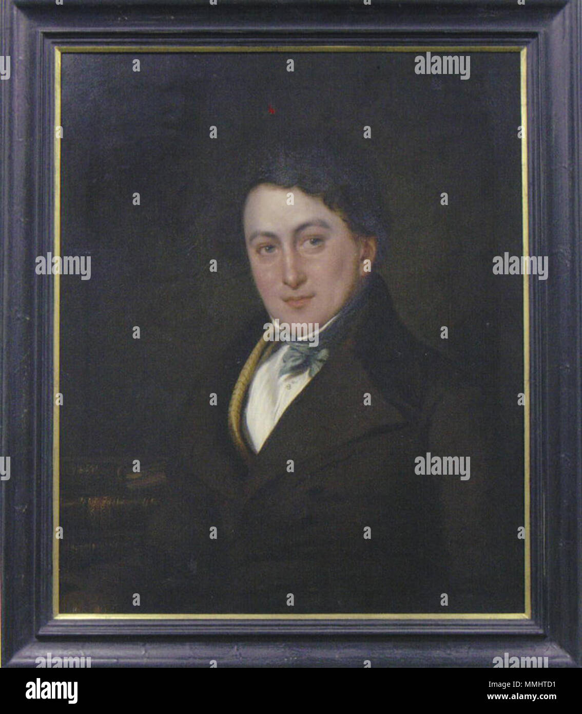 . Englisch: Gerrit Van de Linde (1808-1858) während seines Studiums in Leiden (Ca. 1833?). 1843-1858: Direktor "collège français", Cromwell House (highgate). Sammlung Nederlands Letterkundig Museum, Den Haag (Niederlande), auf Darlehen von P.a.m. van de Linde. . Ca. 1832. Unbekannte GvdLinde Stockfoto