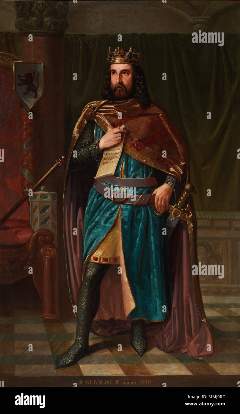 Bermudo II de León (Museo del Prado) Stockfoto