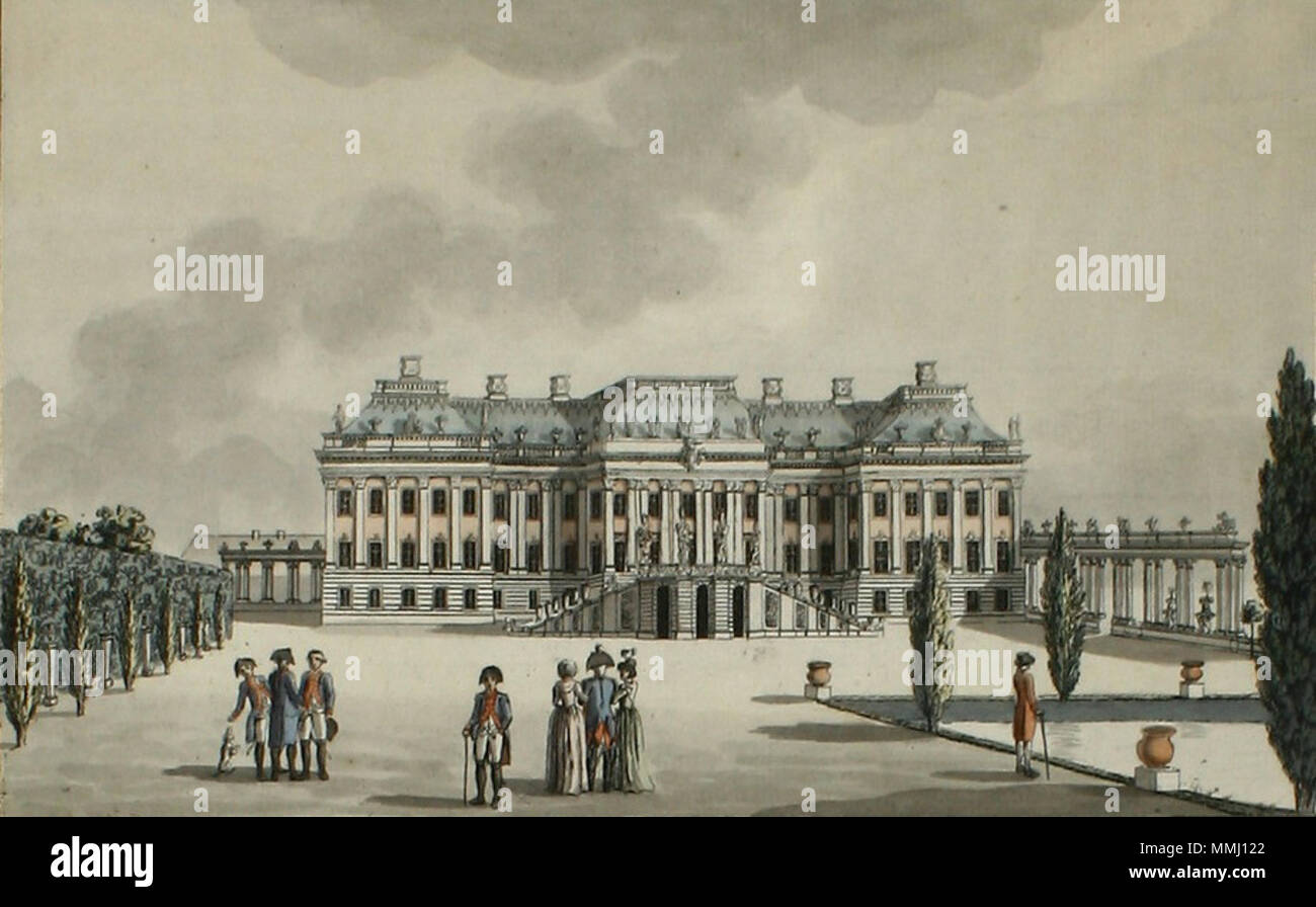 49 Ansicht des königlichen Strapaziert in Potsdam. Stockfoto