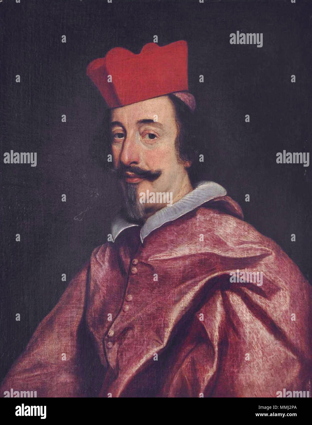 Englisch: Kardinal Alfonso Litta. 17. Jahrhundert. Kardinal Alfonso Litta von Giovanni Battista Gaulli (il Baciccio) Stockfoto