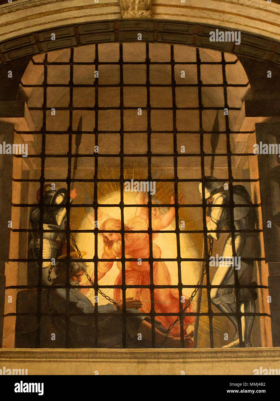 0 Libération de Saint-Pierre - Raphaël - Vatikan Stockfoto