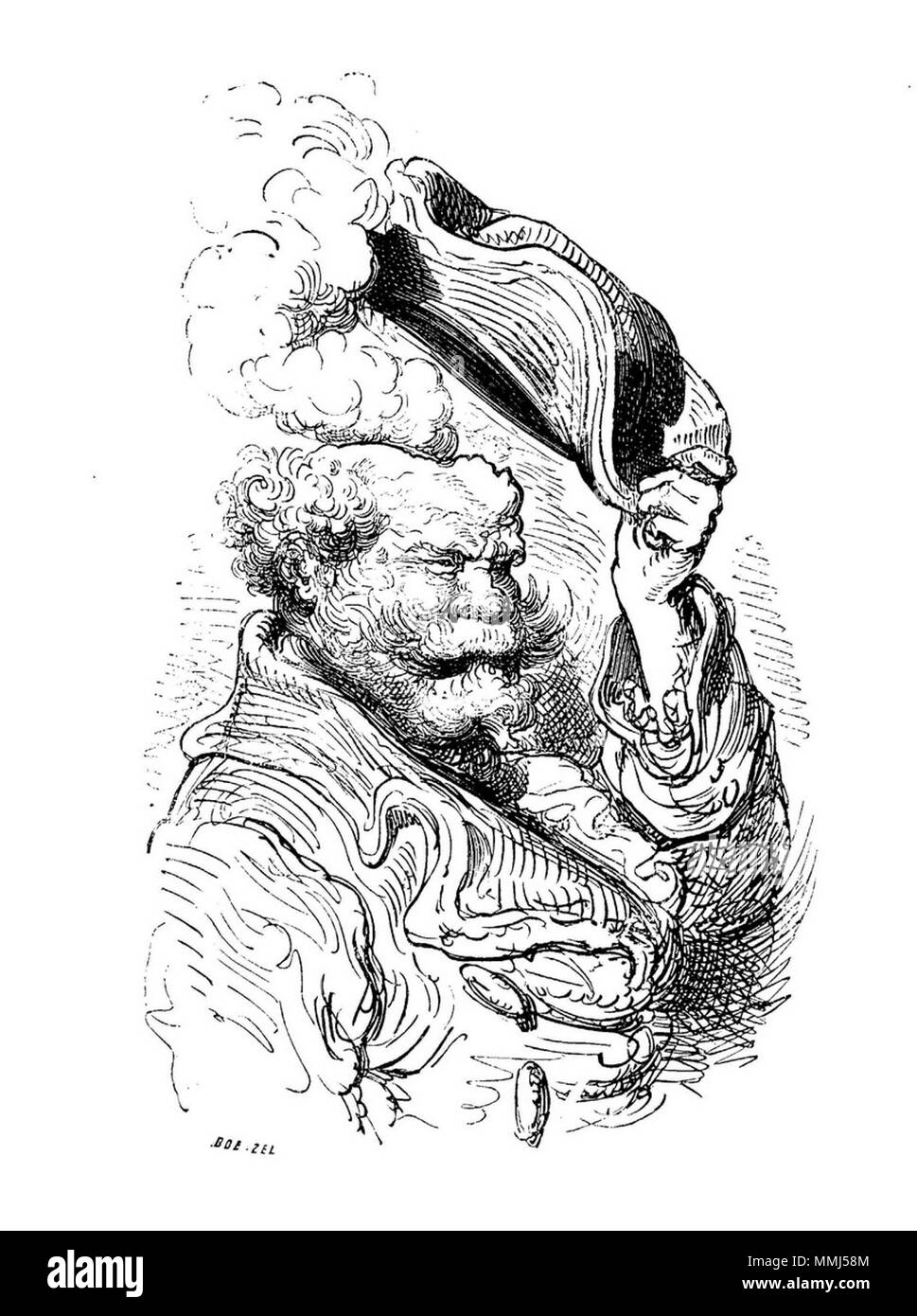 Gustave Doré - Baron von Münchhausen - 006 Stockfoto